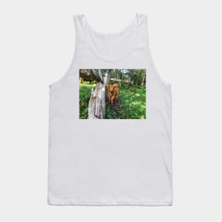 Scottish Highland Cattle Calf 1816 Tank Top